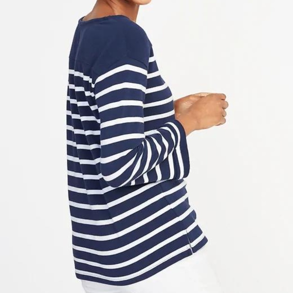 Old Navy Relaxed French-Terry Top for Women - Picture 2 of 5